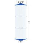 Cryspool® 50 Sq. Ft Spa Filter Cartridge 2 Pack