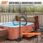 VEVOR Adjustable Hot Tub Handrail, 360° Rotatable