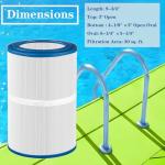 Toolyuan PDM30 Oval Spa Filter - 2 Pack
