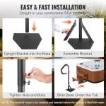VEVOR Adjustable Hot Tub Handrail, 360° Rotatable