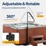 VIVOHOME Adjustable Hot Tub Safety Handrail