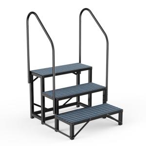 3-Step Spa Steps with Handrail for Hot Tubs