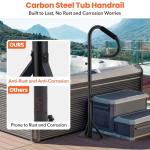 LED Hot Tub Handrail with Adjustable Height