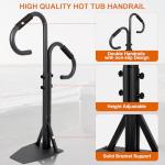 HomiShare Adjustable Hot Tub Handrail with Swivel