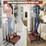 Sturdy Hot Tub Step Stairs with Handrails