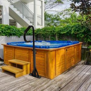 Adjustable Spa Step Hand Rail - 600 LBS Capacity