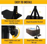 Adjustable Spa Step Hand Rail - 600 LBS Capacity