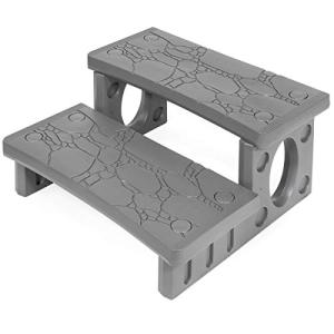 XtremepowerUS Lightweight 2-Step Hot Tub Steps