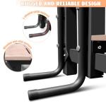 Wooden Hot Tub Ladder with Handrails and Anti-Skid Pads