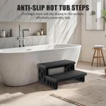Non-Slip Hot Tub Steps - Durable & Portable