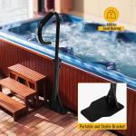 Adjustable Spa Step Hand Rail - 600 LBS Capacity