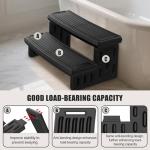 Non-Slip Hot Tub Steps - Durable & Portable
