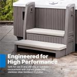 Step2 Hot Tub Storage Steps with Handrails