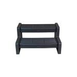 Vinyl Works 29" Deluxe Black Hot Tub Steps