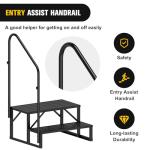 Nilight Portable RV Step with Handrail for Hot Tubs