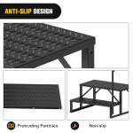 Nilight Portable RV Step with Handrail for Hot Tubs