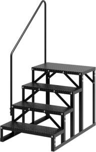 4-Step Portable Hot Tub Steps with Handrail