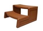 Non-Slip Portable Spa Deck Steps, Redwood