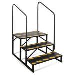 Kinchoix Portable RV Hot Tub Steps with Handrail