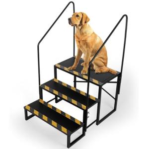 Foriy 3-Step Anti-Slip Hot Tub Steps with Handrails