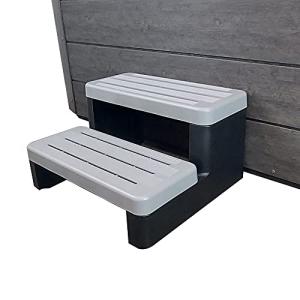 Classic Grey Hot Tub Step by Spa Ease