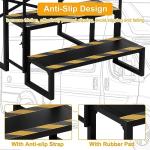 Foriy 3-Step Anti-Slip Hot Tub Steps with Handrails