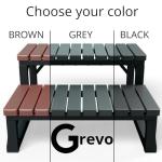 GREVO Non-Slip Hot Tub Steps for All Spas