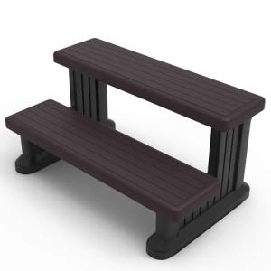 GREVO Brown Hot Tub Steps for Any Spa