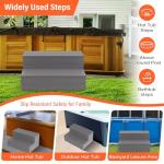 Non-Slip Wooden Style Hot Tub Steps
