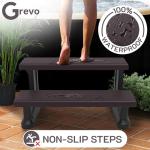 GREVO Brown Hot Tub Steps for Any Spa