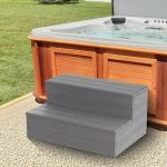 Non-Slip Wooden Style Hot Tub Steps