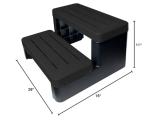 SpaEase Classic Black Hot Tub Step