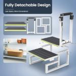 Adjustable RV Steps with Handrail for Hot Tubs