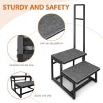 Heavy Duty 2-Step Stool with Handle