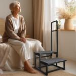 Heavy Duty 2-Step Stool with Handle