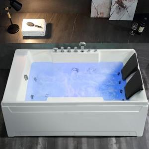 Empava 72" Jetted Whirlpool Tub for Two