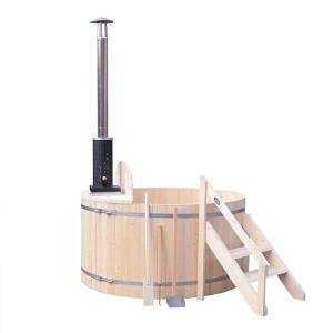 Aleko Wood Hot Tub and Ice Bath for 4-5