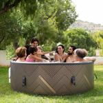 MSpa Inflatable Round Bubble Hot Tub for 4-6