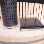 Aleko Wood Hot Tub and Ice Bath for 4-5