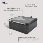 MSpa Oslo Square Inflatable Hot Tub for 4-6 People