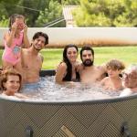 MSpa Inflatable Round Bubble Hot Tub for 4-6