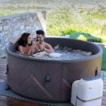 MSpa Inflatable Round Bubble Hot Tub for 4-6