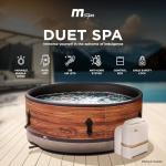 MSpa 6-Person Inflatable Bubble Massage Hot Tub