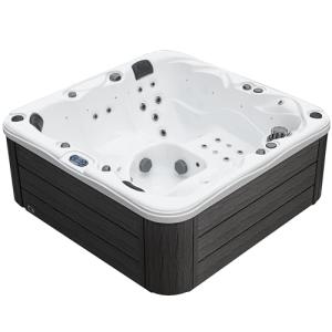 4-Person Hot Tub with Jets, Bluetooth & Lights