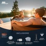 MSpa 6-Person Inflatable Bubble Massage Hot Tub