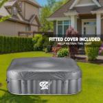 Portable 6-Person Inflatable Hot Tub with Jets