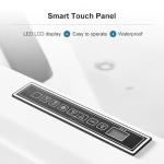 71" Jetted Bathtub for Two with Lumbar Support