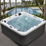 4-Person Hot Tub with Jets, Bluetooth & Lights