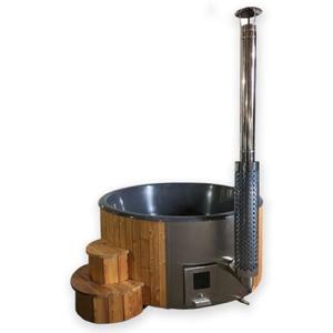 SaunaLife S4N Wood-Fired Hot Tub for 6