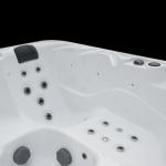 4-Person Hot Tub with Jets, Bluetooth & Lights